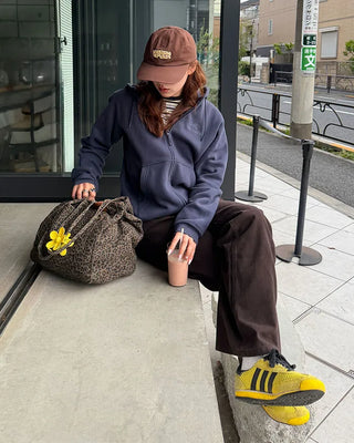 Cotton straight pants