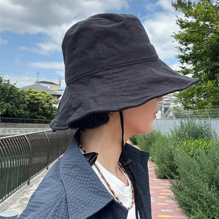 String Cotton Bucket Hat
