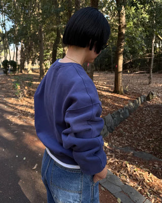Fleece-lined colored sweatshirt