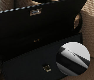 #LENTO. Classic leather bag-2color