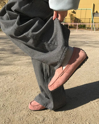 Suede loafers