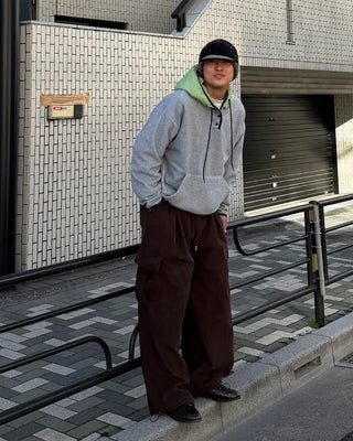 Balloon Wide Basket Pants