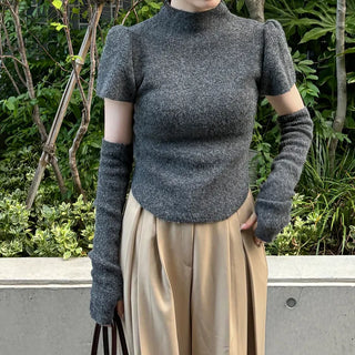 Hand warmer knit set