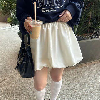 Balloon mini skirt