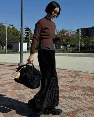 [7th Re-release] (ORIGINAL) Middle Multi-Pocket Crossbody Bag (black)