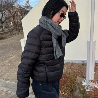 Winter wool scarf