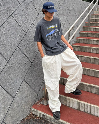 Linen balloon pants