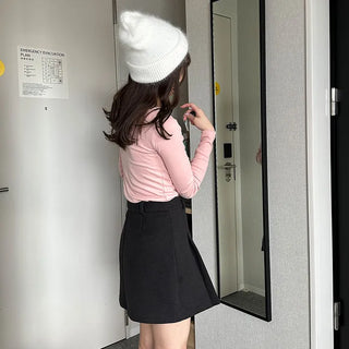 Colorful basic long-sleeved T-shirt