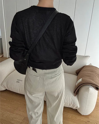 Lightweight long-sleeved cardigan