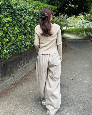 Elastic waist sweatpants