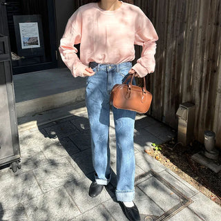 Heart Point Denim Pants