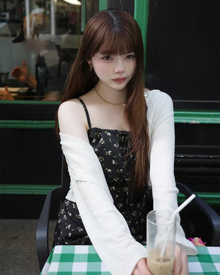 Flower Frill Camisole Dress