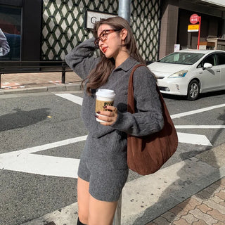 Daily Suede Shoulder Bag