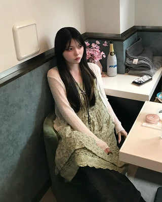 Flower lace dress