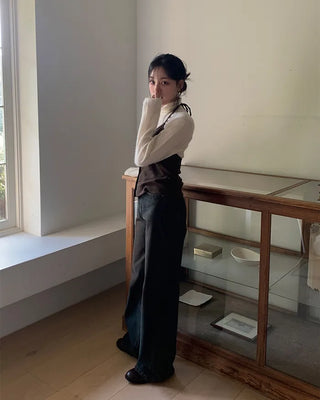 Knit camisole & knit skirt set