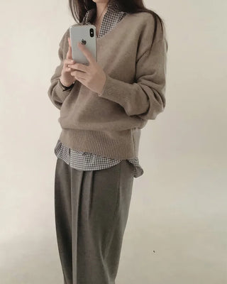 Basic check shirt