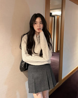 Basic knit color knit
