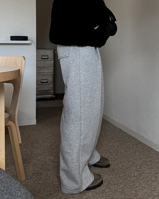 Brushed Pintuck Wide Balloon Pants
