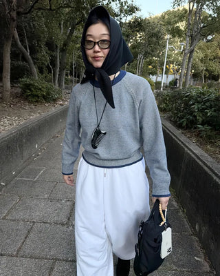 2-Way Wide Waist Elastic Pants
