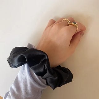 Silk scrunchie