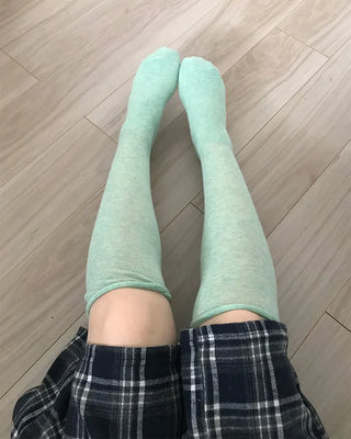 See-through color socks