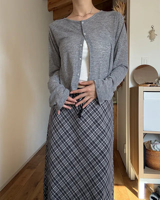 Sheer Mohair Cardigan
