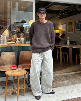 Melange Round Neck Knit