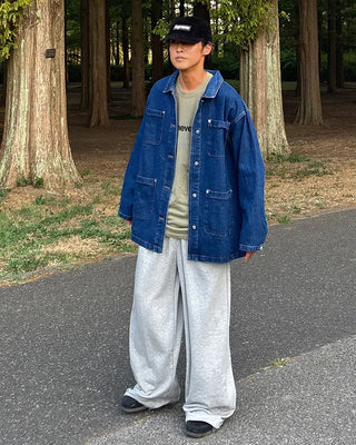Loose Fit Belted Sweatpants