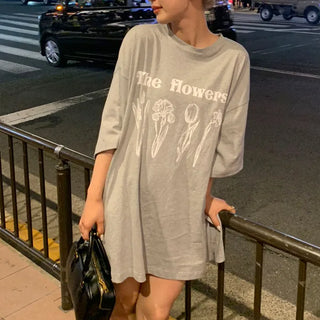 Flower print T-shirt