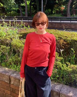 Tencel layered T-shirt