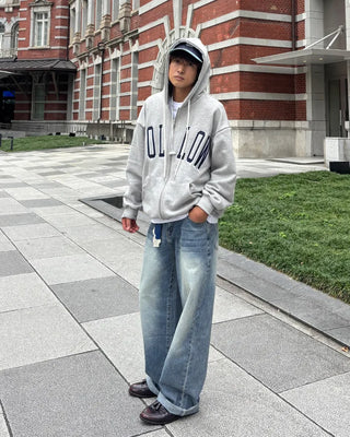FOLLOW Logo Hooded Sweatshirt