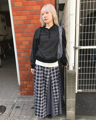 Checked Volume Tote Bag