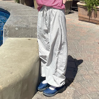 2-way string elastic pants