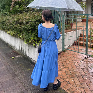 Tiered long dress
