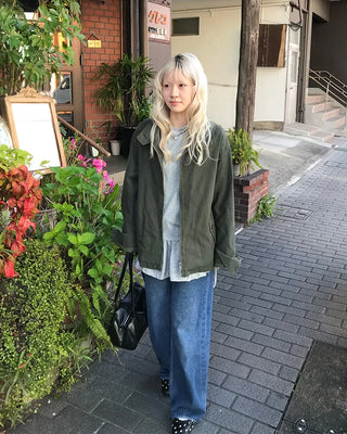 Parka Side Shirring Dress