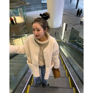 Square suede bag