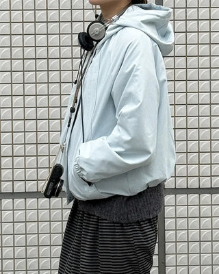 Hooded windbreaker jacket