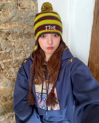 Ethnic patch hoodie