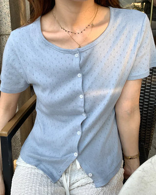 Punching Ground Half-Sleeve Cardigan