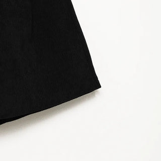Corduroy banded shorts
