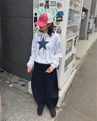 (Unisex) Studded Belt Wide Pants
