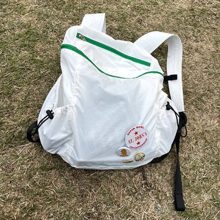 Casual zippered backpack