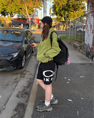 Oversized windbreaker