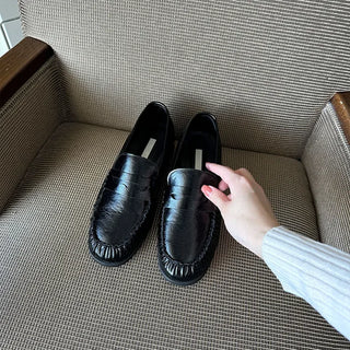 Shirring loafers