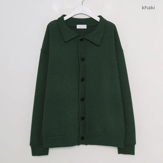 Knitted color cardigan