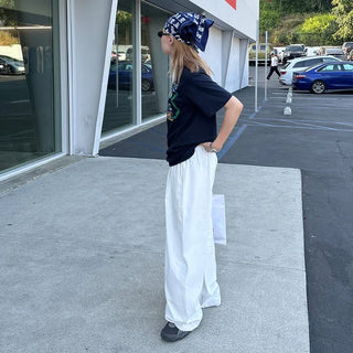 Unisex Wide-Leg Cotton Pants