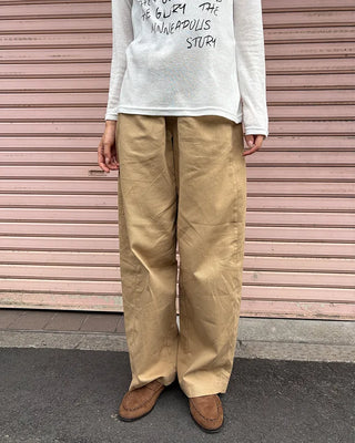 Barrel Cotton Pants