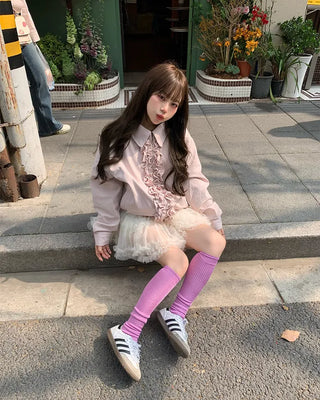 Front frill jacket