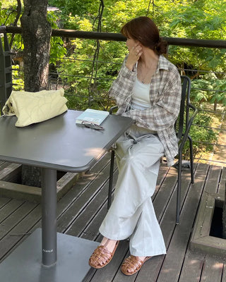 Checked overshirt