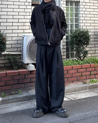 Stitch Line Zip-Up Jacket